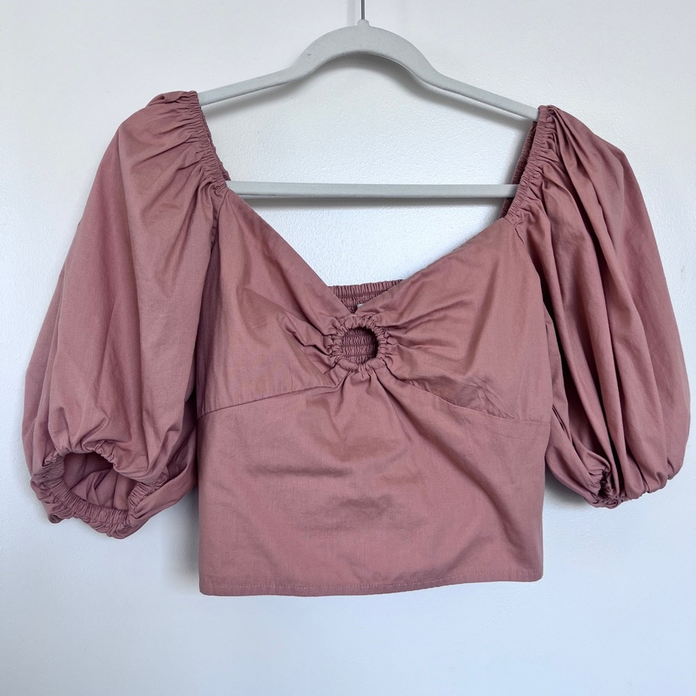 Abercrombie puff sleeve top